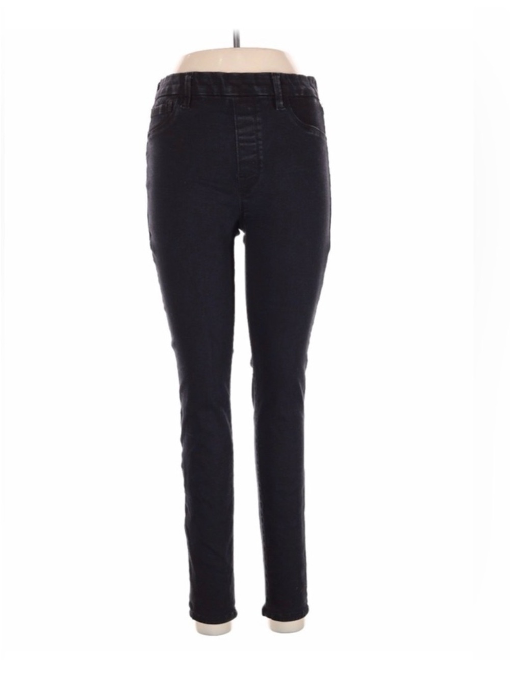 Good American Black Pull On Skinny Jeans